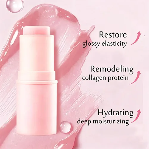 Vista 7 de Wrinkle Bounce Multi Balm Stick Korean, Crema Hidratante Todo en Uno Wrinkle Bounce, Barra de Bálsamo Facial Hidratante con Colágeno, Hidratante