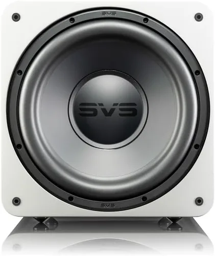 Vista 2 de SVS SB-1000 Pro Subwoofer (Piano Gloss White) Controlador de 12 pulgadas, 325 vatios RMS, gabinete sellado
