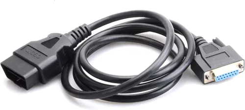Vista 4 de Cable de datos de prueba de repuesto principal de 4.9 ft para escáneres de lanzamiento Creader CRP129 X431 CRP123 VII+VIII 8021 CR8021 OBD2 OBD-II
