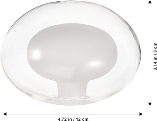 Vista 7 de OSALADI Pantalla de lámpara de araña de vidrio simple G9