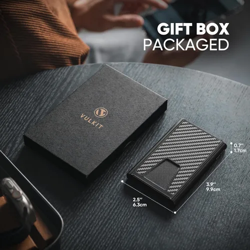 Vista 95 de VULKIT Cartera delgada minimalista para tarjetas VC500 VC500C, Rosado, Minimalista