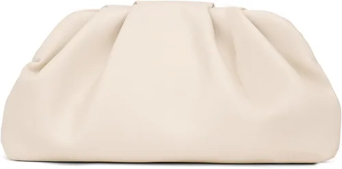Vista 8 de Bolso de mano para mujer, bolso de noche pequeño con cadena de metal extraíble