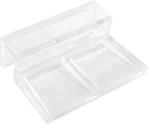 Vista 9 de Paquete de 24 clips de tapa de acuario para acuario, soporte de tapa de acuario acrílico transparente para pecera, soporte de vidrio de acuario