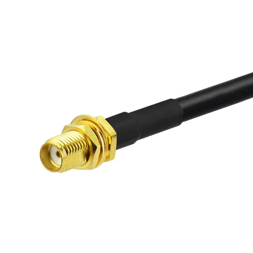 Vista 5 de Bingfu Adaptador de antena de radio Jamón SMA hembra a UHF SO239 hembra RG58 Cable de puente coaxial de 11.8 in 12 pulgadas para radioaficionado