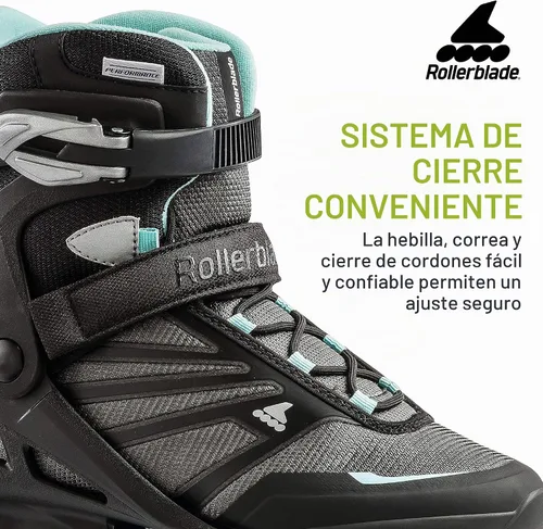 Vista 4 de Rollerblade Zetrablade Patines en línea para mujer adulta, patines en línea de rendimiento
