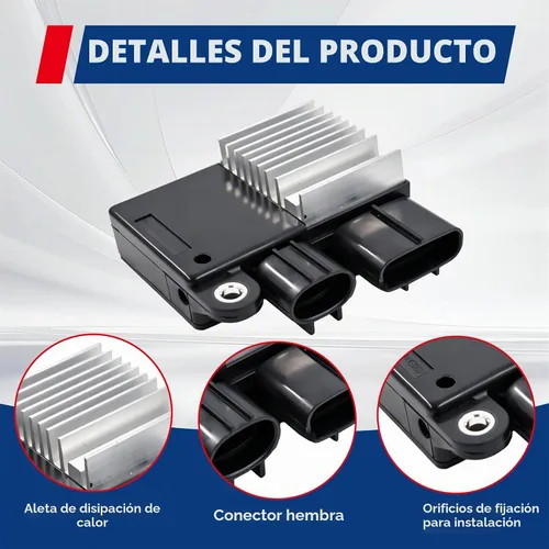 Vista 7 de Reemplazo del módulo de la unidad de control del ventilador de refrigeración para Corolla Matrix 2009-2013 Reemplazo para 5 CX-7 2007-2010