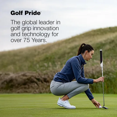 Vista 7 de Golf Pride Pro Only Golf Grip - Putter Grip for Hand Placement - All-Rubber Construction for Firm Feel - Traditional Streamlined