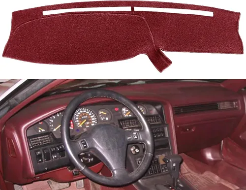 Vista 5 de Cubierta de tablero de ajuste personalizado para Toyota Supra, protector de alfombra F123 (negro)