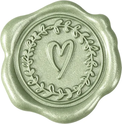 Vista 8 de Whaline 50 calcomanías de sello de cera en relieve, calcomanías de sello de corazón negro, etiquetas autoadhesivas para boda, fiesta de cumpleaños