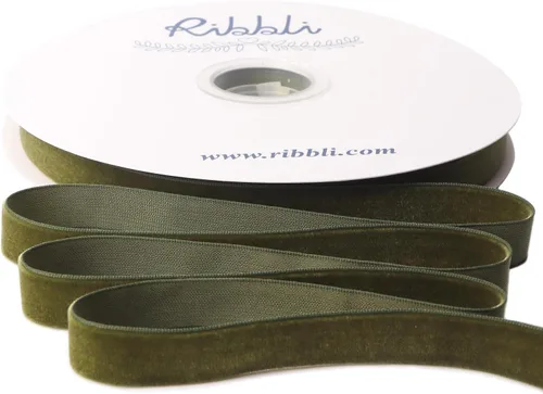 Vista 31 de Ribbli - Cinta de terciopelo negro de 1 pulgada, carrete continuo de 25 yardas, cinta de Navidad negra para envoltorios de regalos, manualidades