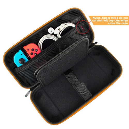 Vista 52 de daydayup Switch Carrying Case Compatible with Nintendo Switch 2, with 24 Games Cartridges Protective Hard Shell Travel Carrying Case Pouch for