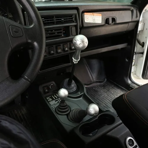Vista 2 de Ajuste de cabeza de cambio de engranajes de coche de aleación de aluminio para LADA NIVA accesorios de coche 3 unids
