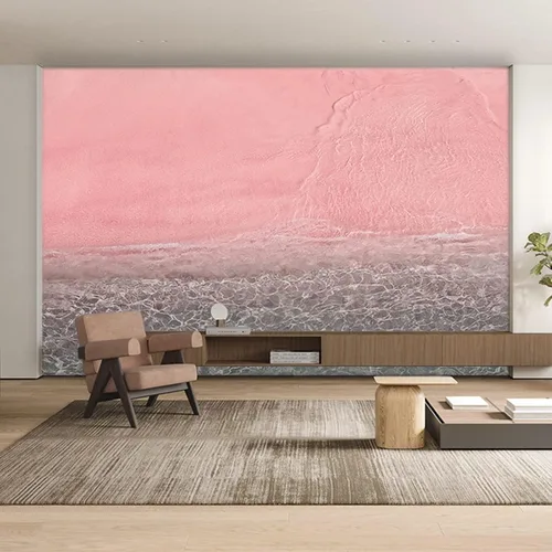 Vista 14 de Murales de pared 3D de estrellas de montañas, cielo nocturno, arte mural para despegar y pegar, calcomanías de pared extraíbles para sala de estar