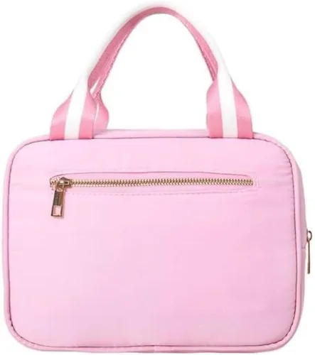 Vista 4 de Bolso Hobo de color caramelo retro para mujer, bolso de hombro de algodón lindo