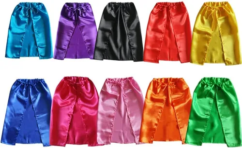 Vista 7 de TopTie Capas de superhéroe de satén personalizadas, disfraces de eventos de festivales de Halloween y disfraces para niños y adultos