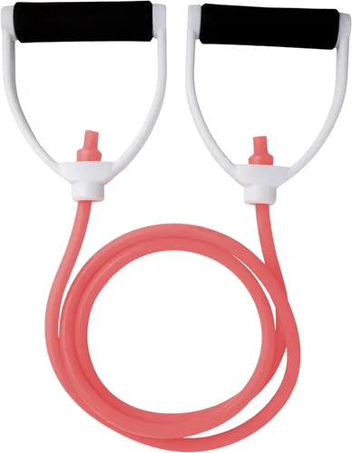 Vista 2 de Champion Sports Bandas de tubo de resistencia para hombres y mujeres, banda elástica duradera para entrenamiento de fuerza, estiramiento