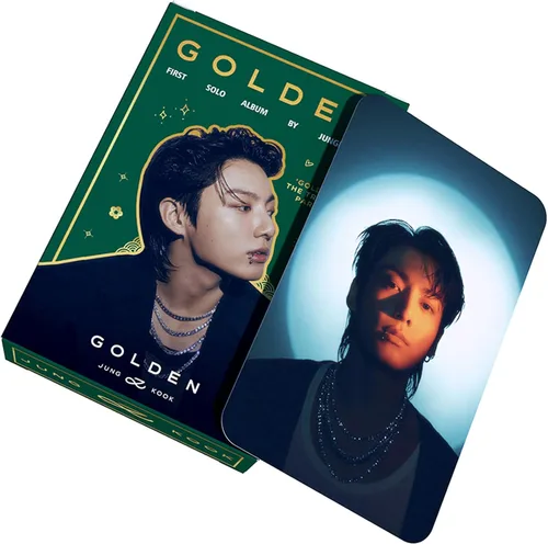 Vista 6 de KPOPBP Juego de tarjetas de fotos de álbum dorado, primer álbum en solitario, tarjetas de fotos Kpop Lomo, juego de tarjetas, regalo merchandising