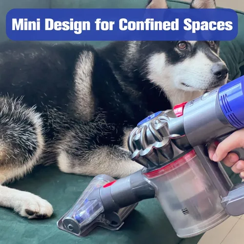 Vista 5 de FUNTECK Mini herramienta de tornillo para el cabello compatible con modelos Dyson V15 V11 V10 V8, accesorio de vacío antienredos ideal para recoger