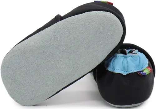 Vista 3 de Carozoo 28 diseños zapatos de bebé niño hasta 5-6 años suela suave cuero niños zapatos