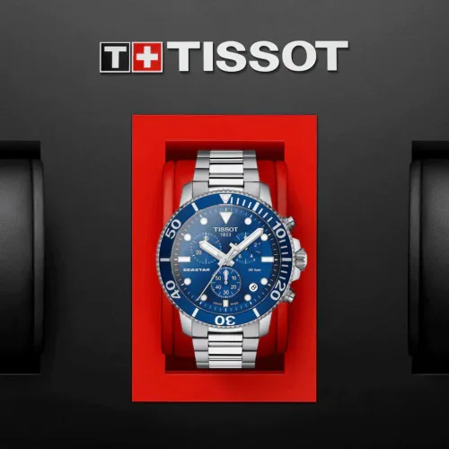 Vista 3 de Tissot Mens Seastar 6601000 Stainless Steel Casual Watch