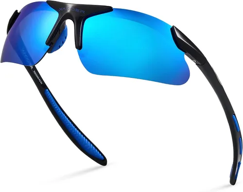Vista 27 de Gafas de sol deportivas polarizadas para niños y niñas, gafas de béisbol y sóftbol, montura TR90