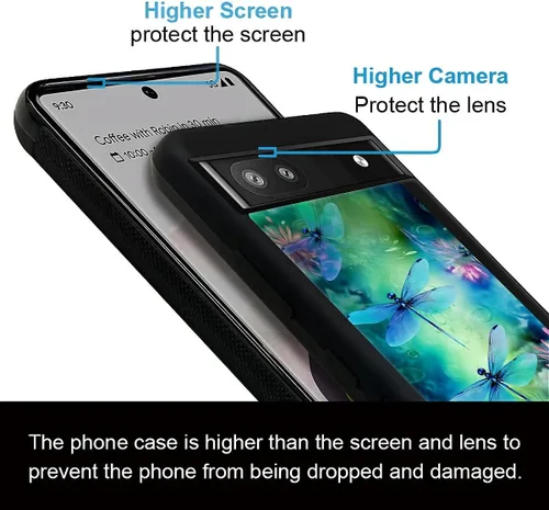 Vista 959 de Compatible con Google Pixel 4A 5G Mobile Case Creative Acrylic Panel trasero Silicona Protección Grip especialmente diseñado para Google Pixel 4A 5G