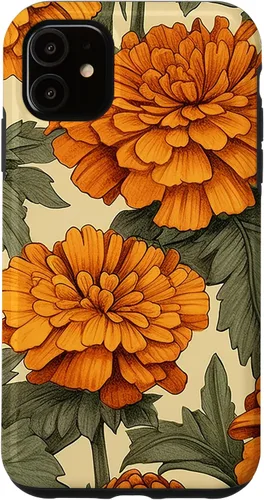 Vista 8 de Watercolor Marigold Flower Case for iPhone 16
