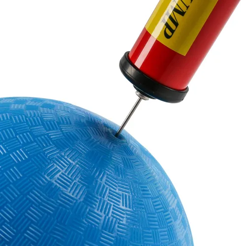 Vista 4 de Ogrmar 6 bolas de juego de 8.5 pulgadas con 1 bomba de mano para niños y adultos Dodge Ball, kickball, balonmano, campamentos, picnic