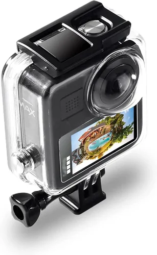 Vista 8 de Funda impermeable para cámara de acción Insta 360 one X3, carcasa protectora de buceo subacuático 40M con accesorios de soporte