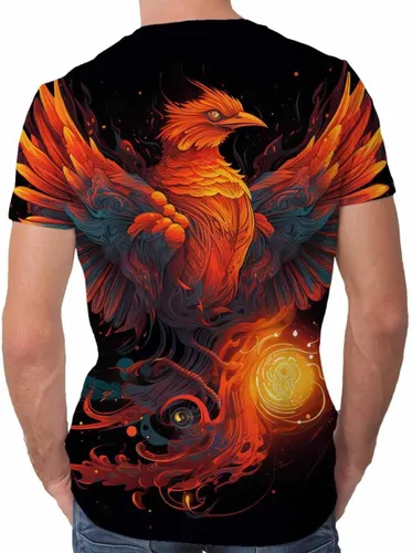 Vista 2 de Cndiyike Camisetas de manga corta con estampado 3D para hombre