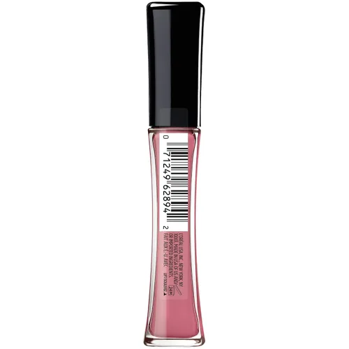 Vista 2 de L'Oreal Paris Makeup Infallible - Brillo labial hidratante de 8 horas, rosa anochecer, 0.21 onzas líquidas Nightfall Rose
