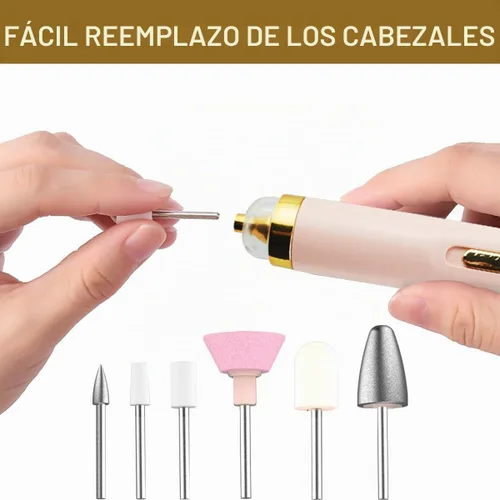 Vista 4 de 6 unidades de repuesto para limas de uñas compatibles con kit de uñas Finish Touch Flawless