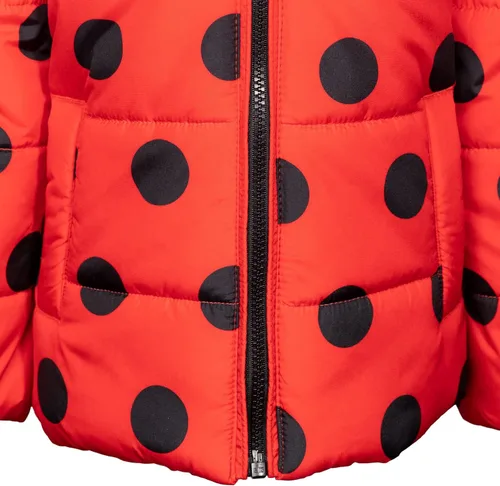 Vista 7 de Miraculous Ladybug - Abrigo de invierno con cremallera para niñas pequeñas a niños grandes