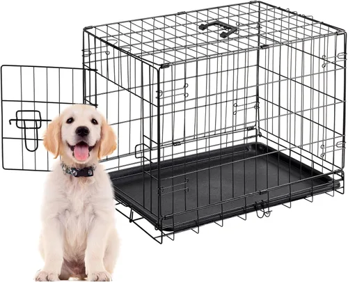 Vista 14 de Jaula para perros de 18 pulgadas, jaula para perros pequeños