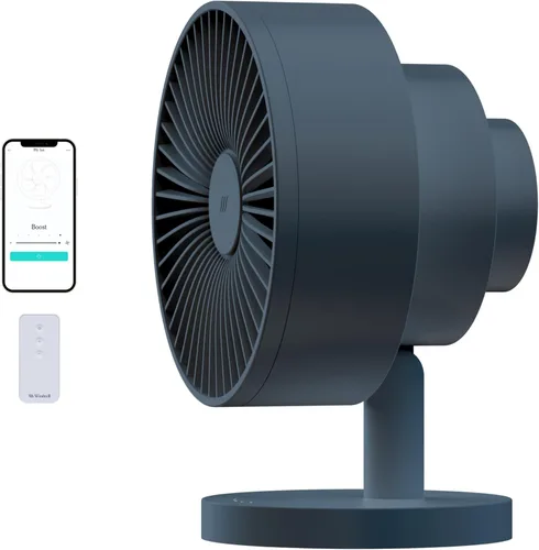 Vista 11 de Windmill Ventilador inteligente - Circulador de aire 2 en 1 ultra silencioso con control remoto - Ventilador de refrigeración compacto de 5 Blanco