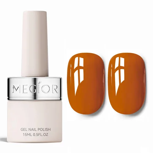 Vista 61 de MEGIOR Esmalte de uñas de gel libre de TPO, 0.5 onzas líquidas, base de gel transparente para remojar la lámpara de uñas LED, capa base de larga
