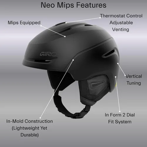 Vista 3 de Casco de esquí Giro Neo MIPS - Casco de snowboard para hombres, mujeres y jóvenes