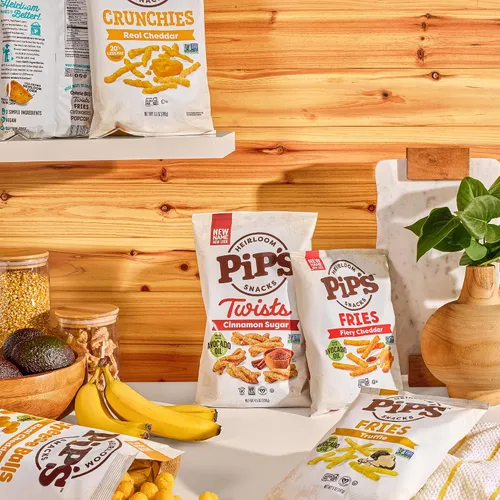 Vista 8 de Bolas de Queso Cheddar de Heirloom Pip's Snacks - Cheddar 1oz 24 unidades - Aperitivos Saludables, Aperitivos Sin Gluten, Paquetes de Aperitivos