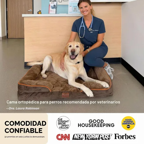 Vista 2 de Bedsure - Cama para gatos de interior, sofá cama lavable para perros muy pequeños, espuma de soporte con funda extraíble y lavable, forro Gris