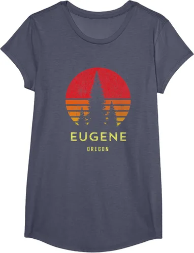 Vista 15 de Camiseta Eugene Oregon, Negro, S