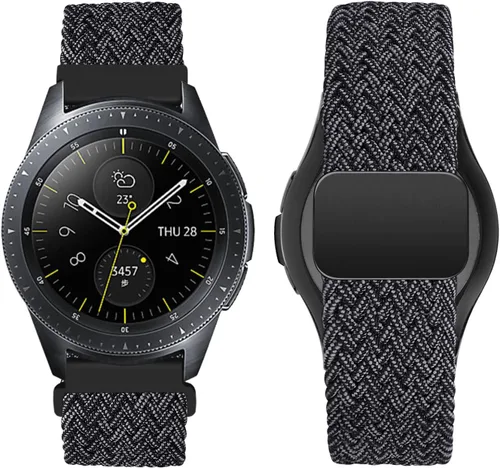 Vista 9 de Correa de nailon compatible con Samsung Galaxy Watch 7/6/5/4/FE 1.732 in 1.575 in/Galaxy Watch 5 Pro 1.772 in/Watch 4/6 Classic 1.850 in 1.811 in