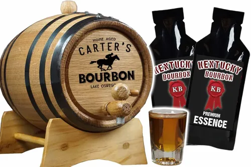 Vista 10 de Kit personalizado para hacer whisky bourbon de Kentucky (1 litro) – Age Spirits in an Oak Barrel Co. (B821)
