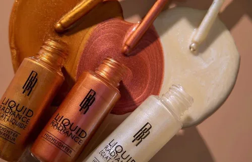 Vista 5 de Black Radiance Resaltador Liquid Radiance, peso en rosa, 1 onza