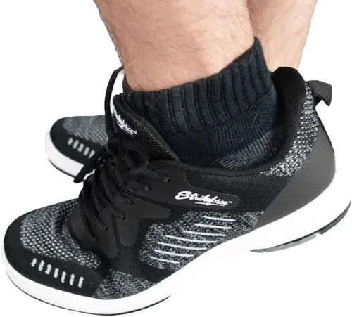 Vista 8 de KR Strikeforce Zapatos de bolos para mano derecha de capitán negrogrisblanco