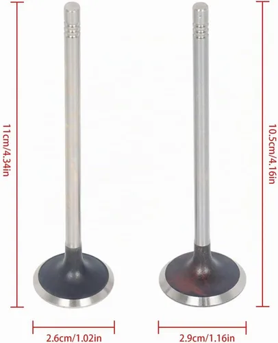 Vista 2 de Silscvtt 16 x Kit de Válvulas de Motor de Entrada Aire Salida Reemplazo para Mini Cooper R56 2007-2016