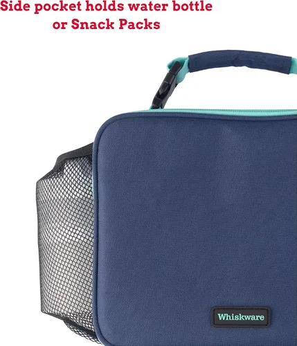 Vista 3 de Whiskware Lonchera térmica suave aislada para el trabajo, viajes y más, coral