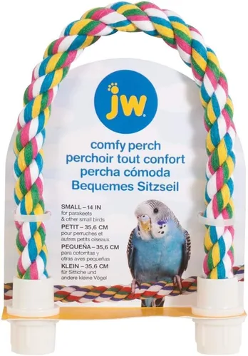 Vista 10 de Percha para pájaros de Booda, 21", Multicolor