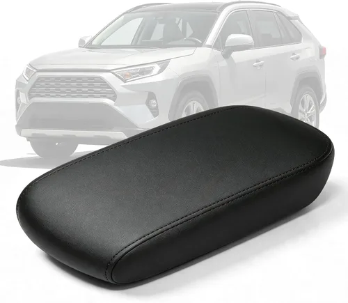 Vista 20 de AOMSAZTO Fundas de reposabrazos para Toyota RAV4 2013-2018 Beige