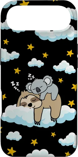 Vista 27 de Funny Sleeping Sloth with Baby Koala Mama Bear Napping Gift Case for iPhone 17