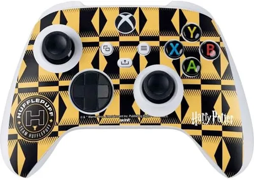 Vista 18 de Skinit Calcomanía para juegos compatible con el controlador Xbox Series S – Diseño oficial de Wizarding Worlds Harry Potter Deathly Hallows Symbol